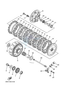 YZ250 (BCR2) drawing CLUTCH