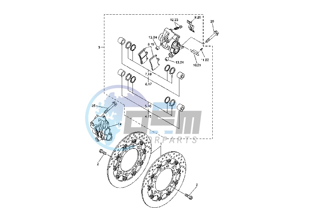 FRONT BRAKE CALIPER