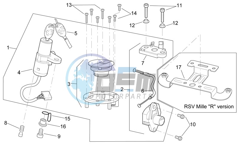 Lock hardware kit