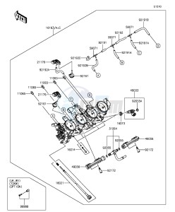 Z1000SX_ABS ZX1000MGF FR GB XX (EU ME A(FRICA) drawing Throttle