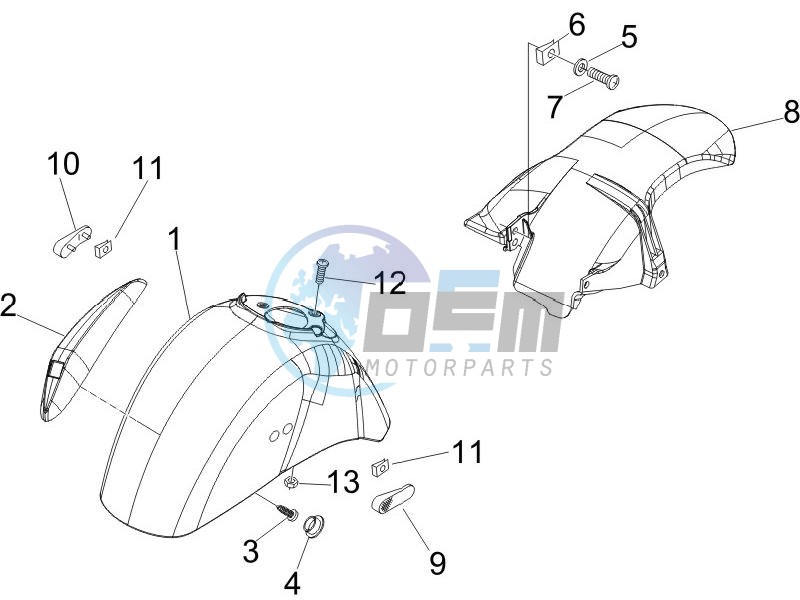 Wheel housing - Mudguard