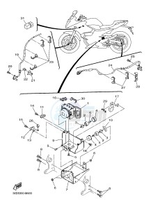 XJ6SA 600 DIVERSION (S-TYPE, ABS) (36DH 36DK) drawing ELECTRICAL 3