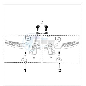 TWEET 50 A PMX drawing FOOT SUPPORT