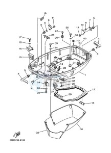 70BEDOL drawing BOTTOM-COWLING