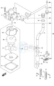 DF 115A drawing Water Pump