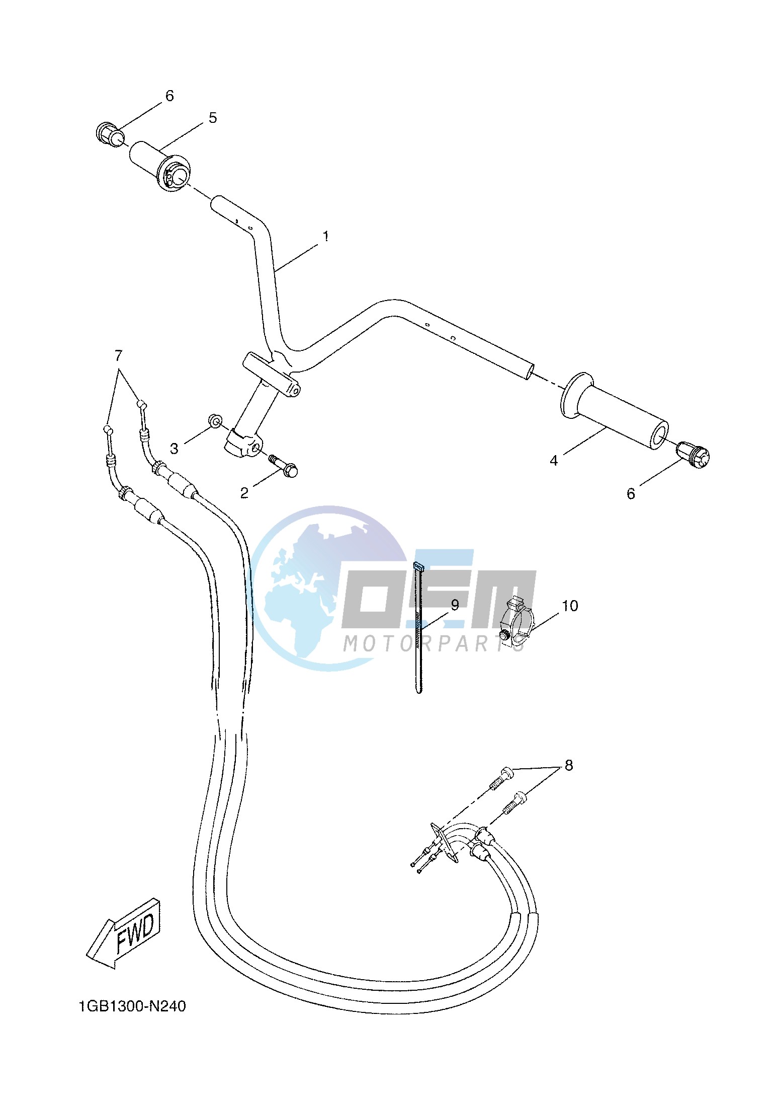 STEERING HANDLE & CABLE