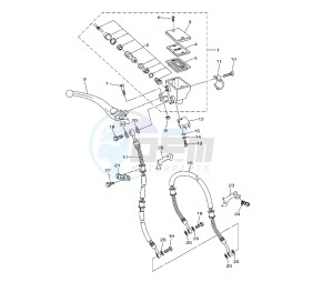 XJ6-N SP 600 drawing FRONT MASTER CYLINDER