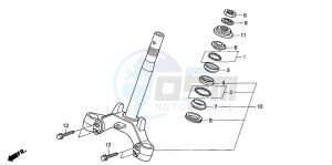 ANF125 drawing STEERING STEM