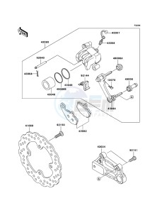 NINJA ZX-10R ZX1000D7F FR GB XX (EU ME A(FRICA) drawing Rear Brake