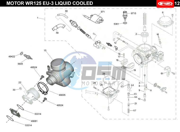 CARBURETTOR - HT-COIL  EURO3