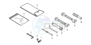 SH150R 125 drawing TOOLS