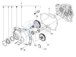 LX 150 4T ie E3 drawing Reduction unit