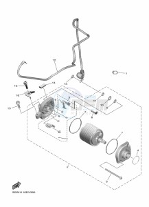 YZ450F (B2WD) drawing STARTING MOTOR