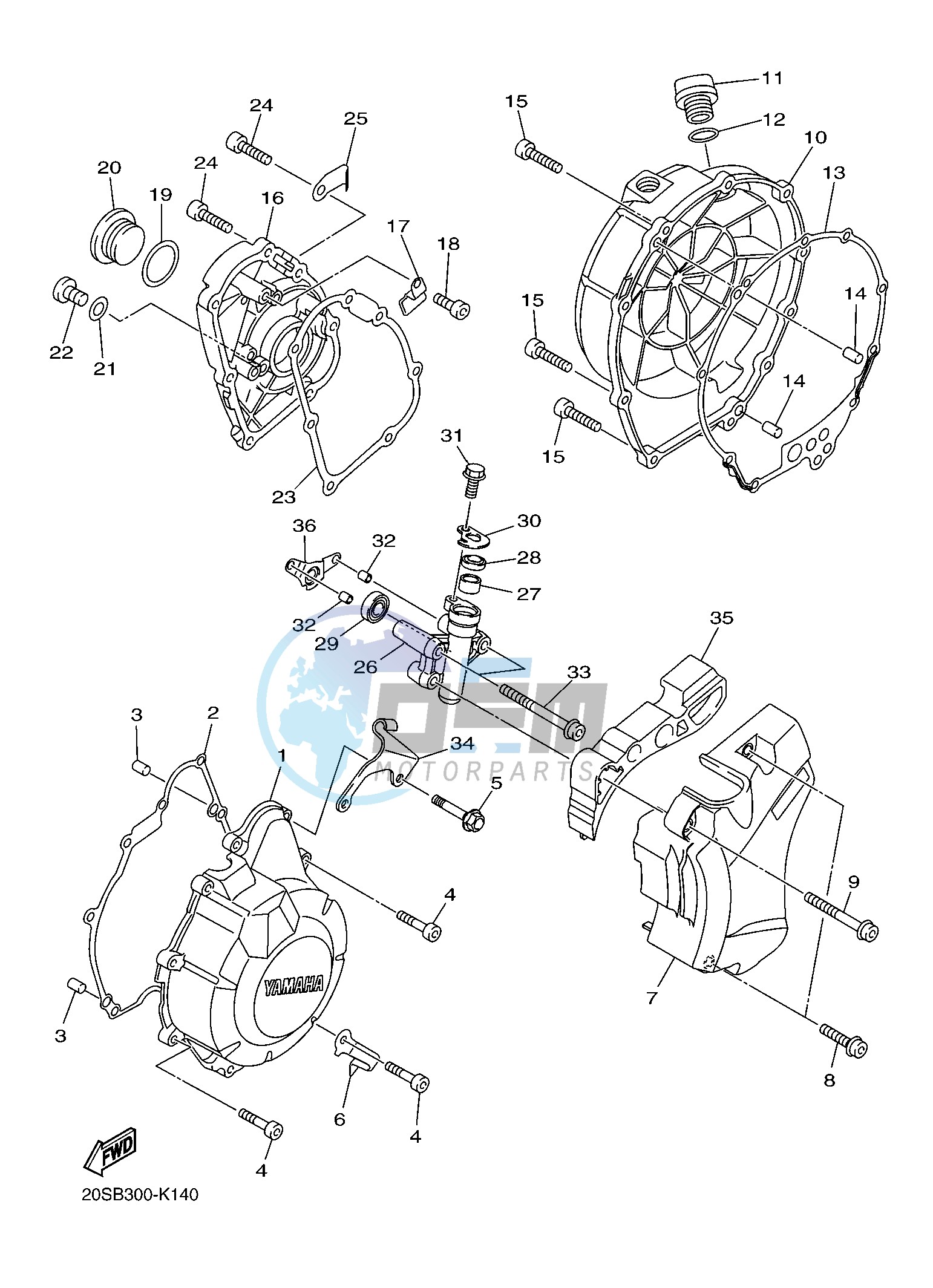 CRANKCASE COVER 1