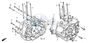 CB250 NIGHTHAWK drawing CRANKCASE