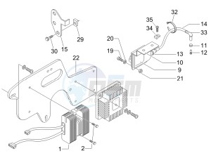 Nexus 250 e3 drawing Voltage Regulators - Electronic Control Units (ecu) - H.T. Coil