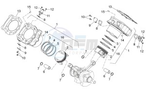 Dorsoduro 750 ABS USA-CND (NAFTA) (CND, USA) drawing Cylinder with piston