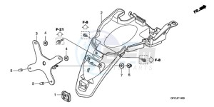 NVS502SH9 TU drawing REAR FENDER