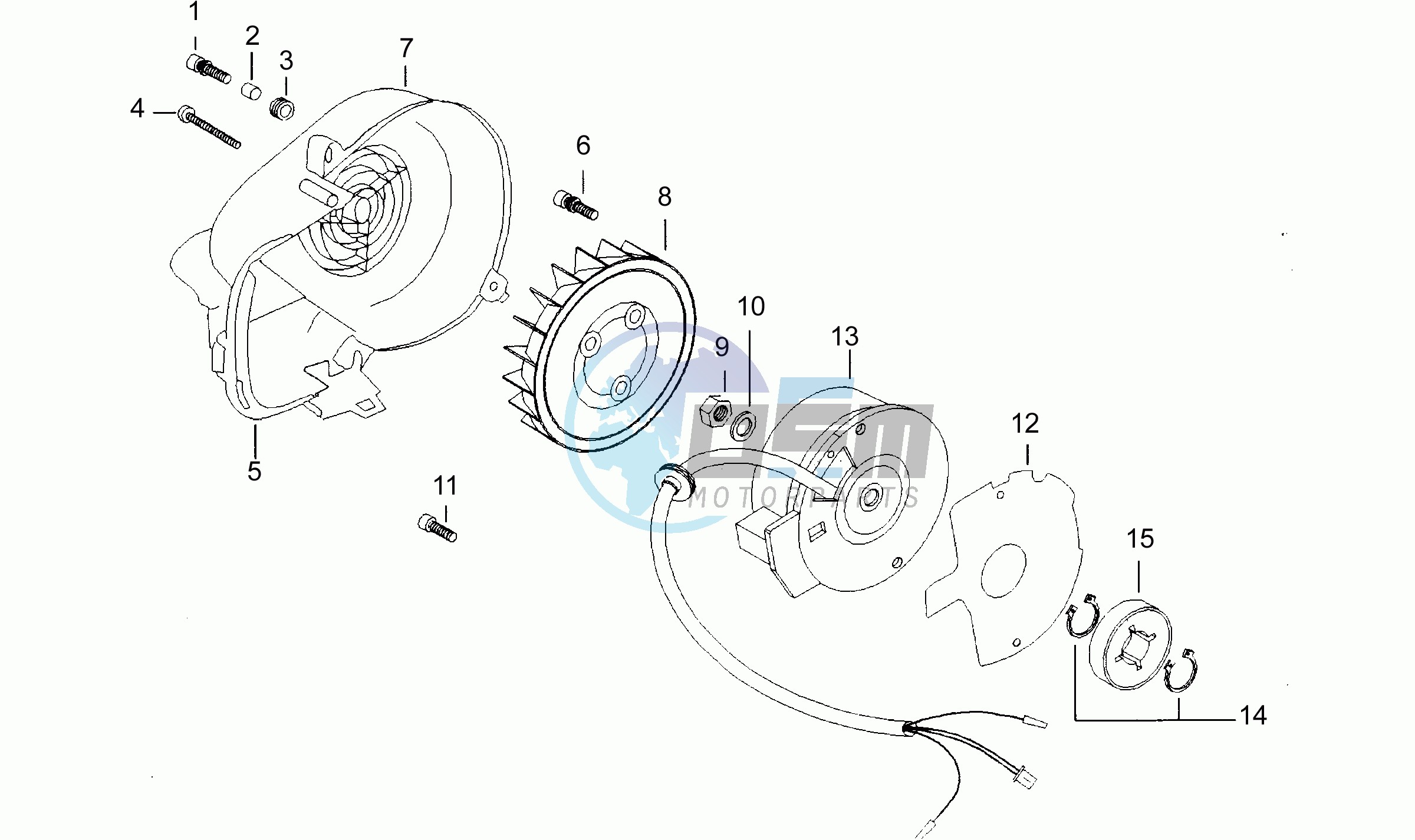 Cdi magneto assy