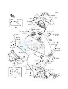 VULCAN 900 CLASSIC VN900BFFA GB XX (EU ME A(FRICA) drawing Fuel Tank