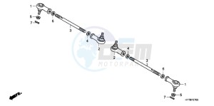 CB650FAG CB650F 6ED drawing TIE ROD