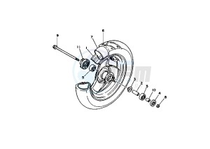 CR Z 50 drawing FRONT WHEEL