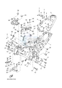 MTM690-U MTM-690-U XSR700 (B345 B345) drawing FRAME