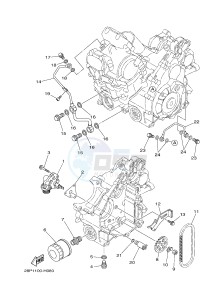 YFM550FWAD YFM550PHE GRIZZLY 550 EPS HUNTER (2LB2 2LB3 2LB4) drawing OIL PUMP