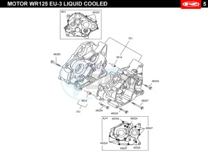 RS3-125-FLUOR drawing CRANKCASE  EURO3