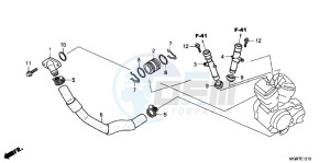 VT750SB drawing WATER PIPE