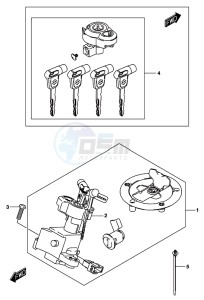 GSX-S125 drawing LOCK SET