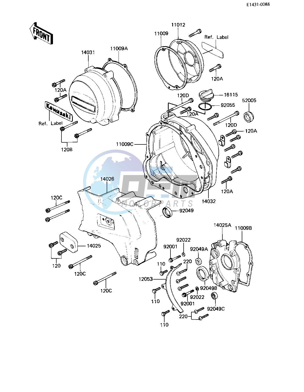 ENGINE COVERS -- 83 H3- -