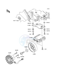 NINJA ZX-10R ZX1000E8F FR GB XX (EU ME A(FRICA) drawing Generator