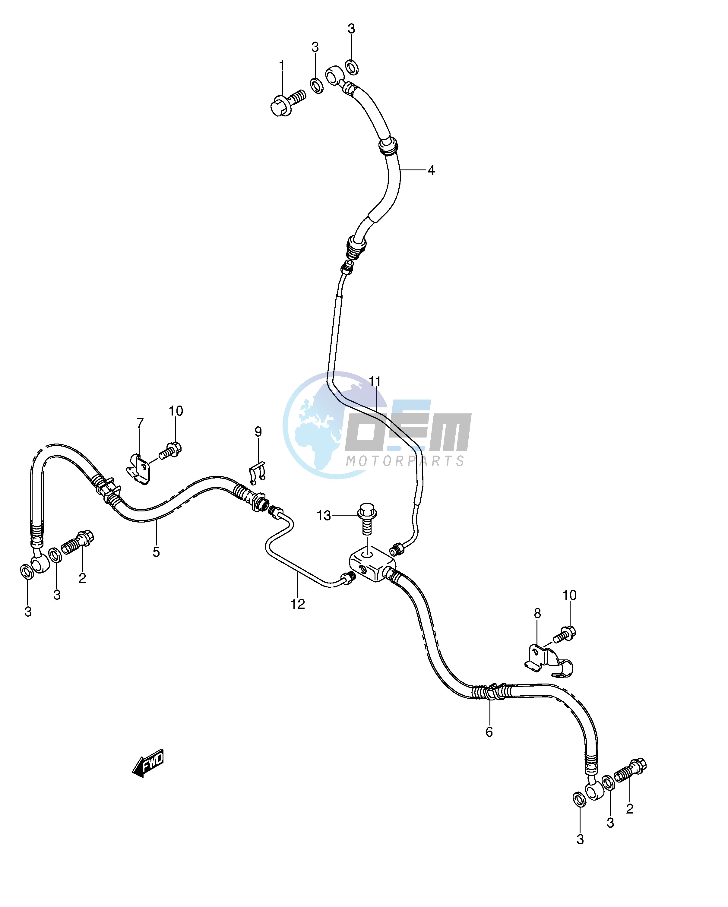 FRONT BRAKE HOSE