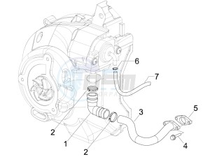 GTV 125 4T Navy (Euro 3) drawing Secondary air box