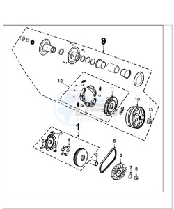 TWEET 125 C PRO drawing TRANSMISSION