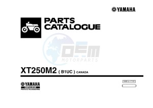 XT250 XT250M (B1UC) drawing Infopage-1