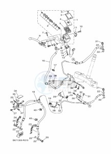 MT-10 MTN1000 (B67P) drawing FRONT MASTER CYLINDER