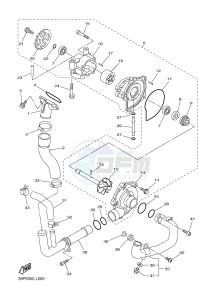 FZ8-S FZ8 FAZER 800 (42PN) drawing WATER PUMP