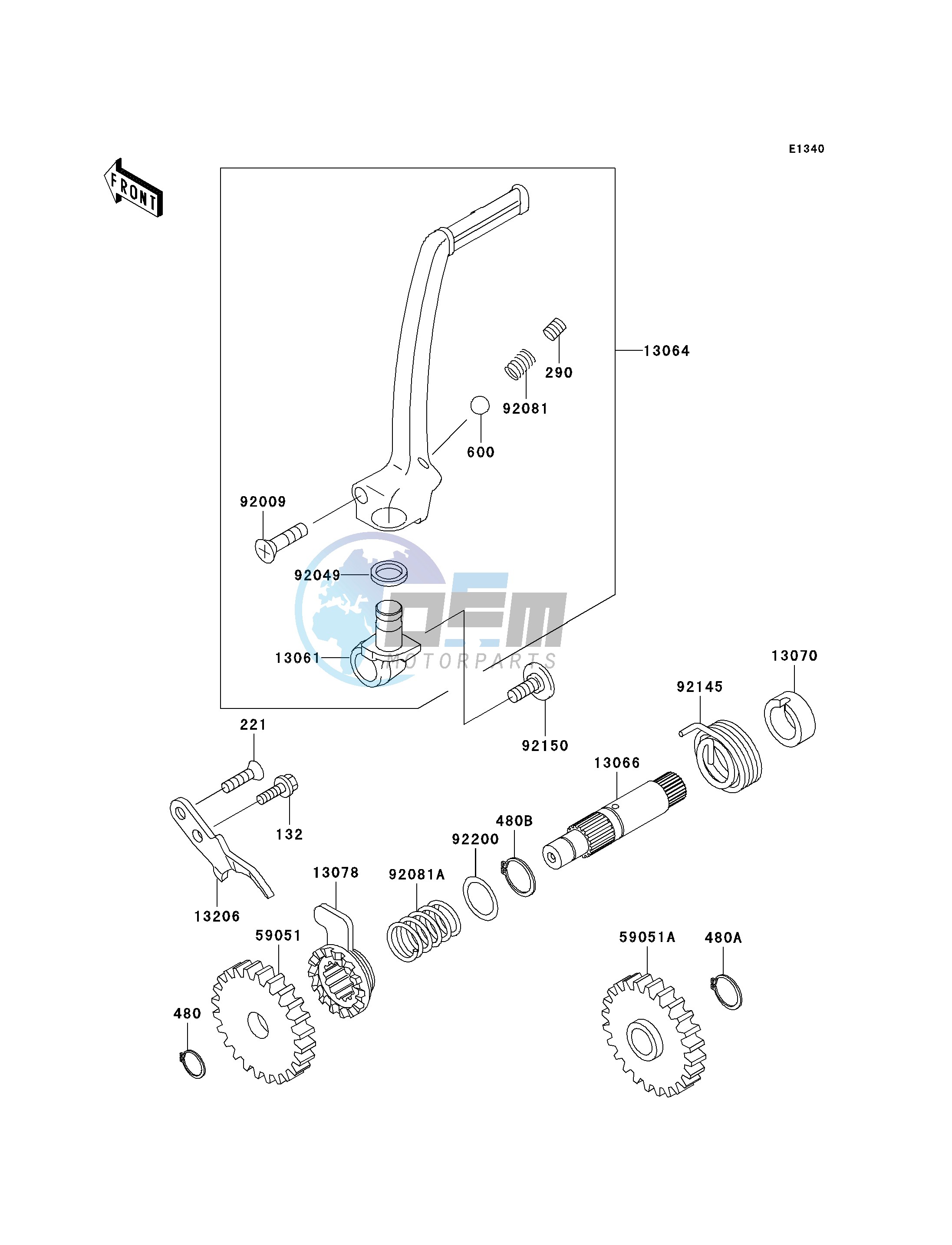 KICKSTARTER MECHANISM