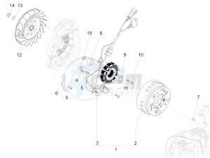 LIBERTY 150 150 IGET 4T 3V IE ABS (NAFTA) drawing Flywheel magneto