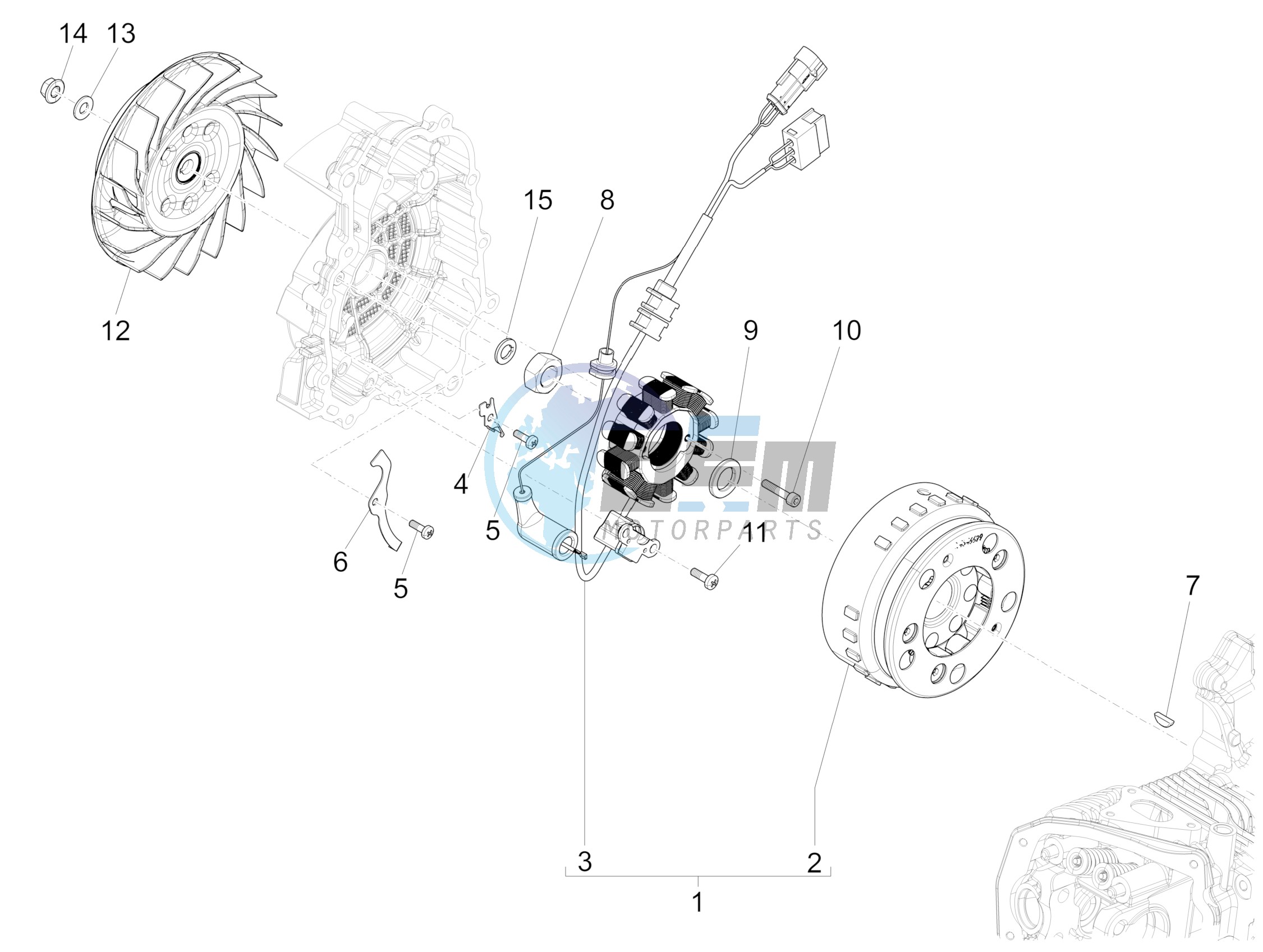 Flywheel magneto