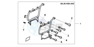 VT750CD3 drawing LEATHER S/B STAY