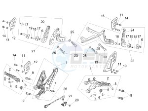 RSV4 1000 RR E4 ABS (EMEA, LATAM) drawing Foot rests