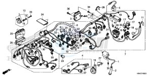 TRX500FE2H Europe Direct - (ED) drawing WIRE HARNESS