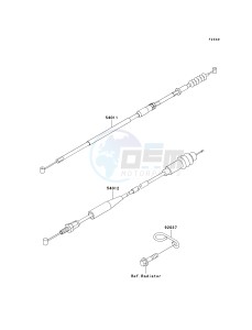 KX 250 M (M1) drawing CABLES