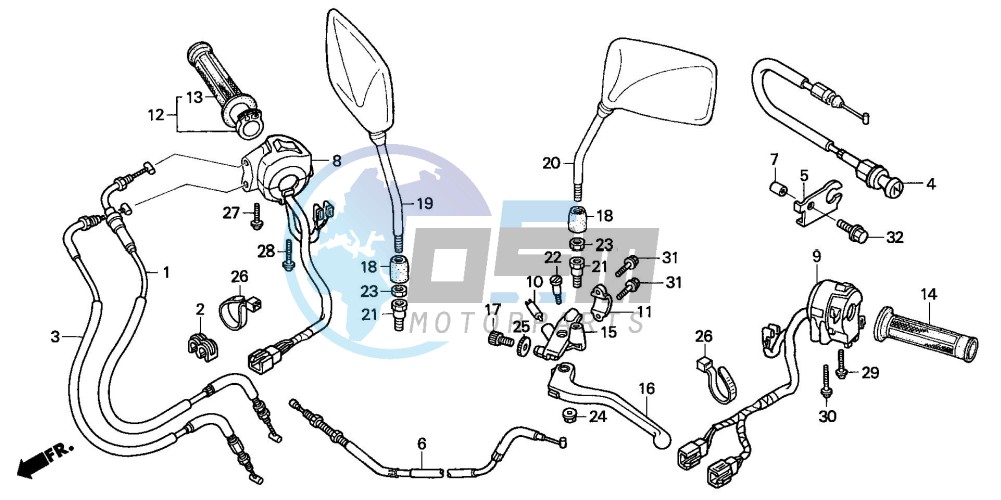 HANDLE LEVER/SWITCH/CABLE