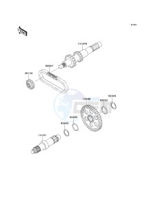 KVF 300 [PRAIRIE 300] (B1-B4) [PRAIRIE 300] drawing TRANSMISSION