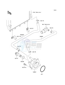 ZX 1200 B [NINJA ZX-12R] (B1-B4) [NINJA ZX-12R] drawing OIL COOLER