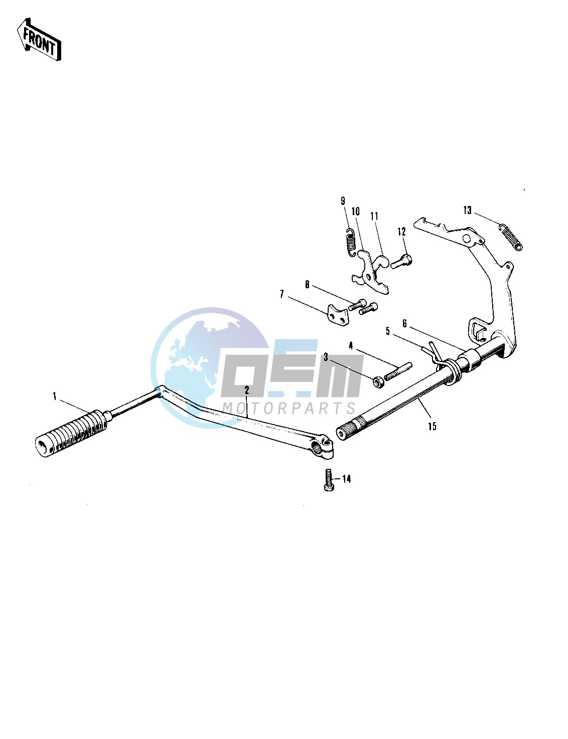 GEAR CHANGE MECHANISM -- 71-73 F7_F7-A_F7-B- -